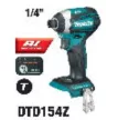 MAKITA-DTD154Z akkus ütvecsavarbehajtó 1/4"