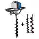 SCHEPPACH-EB 1700 földfúró+10,15,20cm fúrószár