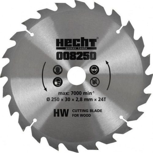 Hecht 008250 fűrészkorong 24Tx250x30mm