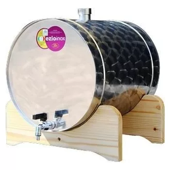 Bortartály inox  25L fekvő