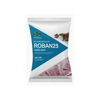 Rágcsálóírtó pép 150gr piros ROBAN