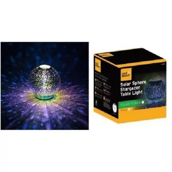 Dekorlámpa csillagos égbolt asztali gömb led