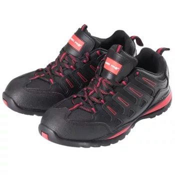 Munkacipő bőr-szövet félcipő gumitalpú 38 SB SRA