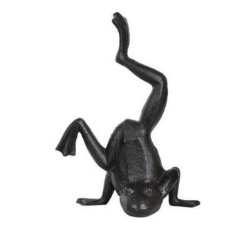 Ajtókitámasztó béka öntöttvas