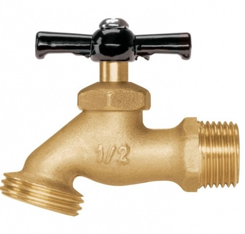 Kerticsap sárgaréz 1/2"