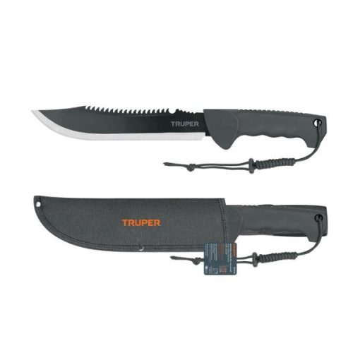 Truper bozótvágó tokkal, akasztóval 25cm kés