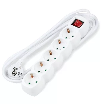 Hosszabbító 5-ös 1,5m 1,5mm rézkábel+kapcsoló