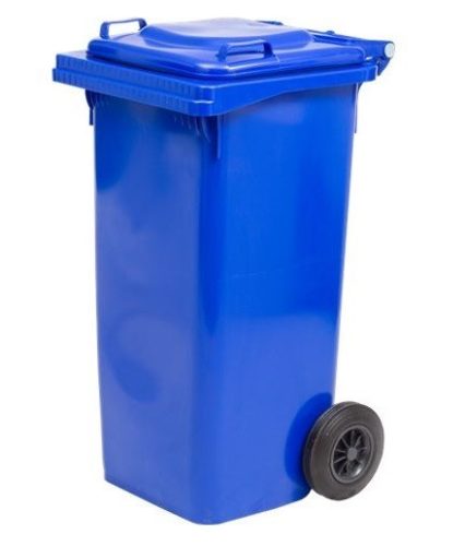 Kuka műanyag 120L kerekes kék