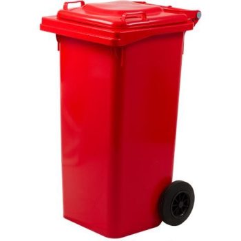 Kuka műanyag 120L kerekes piros