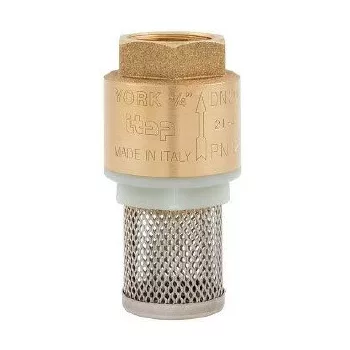 Lábszelep inox szűrővel 3/4"