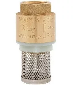 Lábszelep inox szűrővel 3/4"