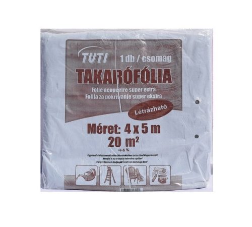 Takarófólia létrázható super 4x5m