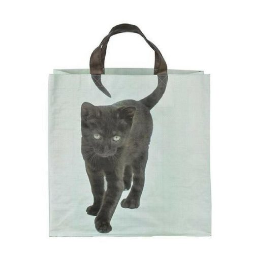 Bevásárló táska fekete cica