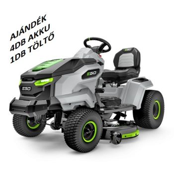 EGO-TR4201E (4db akku+töltő) fűnyíró traktor