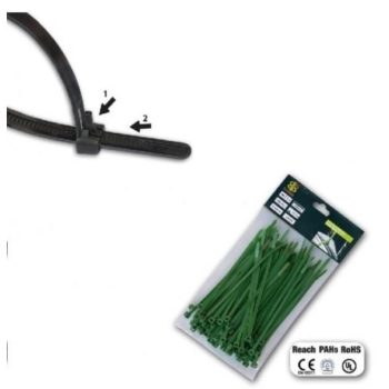 Gyorskötöző 100/3,6 100db/csomag szürke oldható