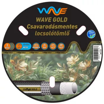 Tömlő  1/2" 50m WAVE Gold 5 rétegű csav.mentes