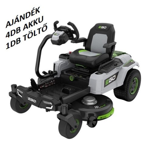 EGO-ZT4201E-S ZERO TURN traktor 4akku+töltő