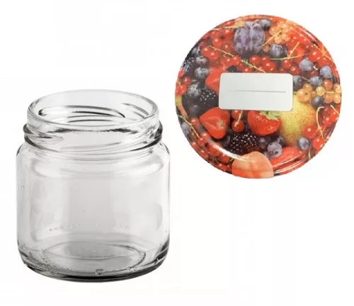 Befőttes üveg  212ml +tető