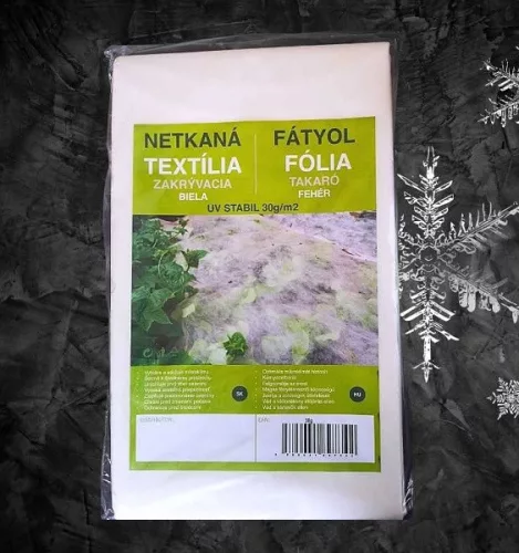 Fátyolfólia téli 1,6x  5m 30gr/m2