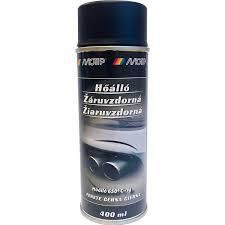 Festék spray fekete hőálló 650°C 0,4L