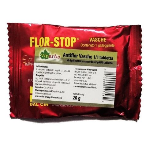 Parafin tabletta Flor-Stop 1db