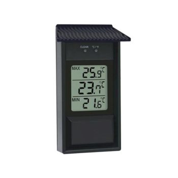 Hőmérő minimum-maximum digitális fekete
