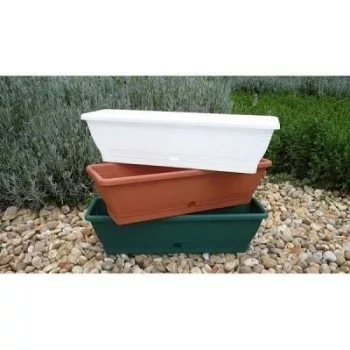 Balkonláda+alj  60cm IL-PE terra