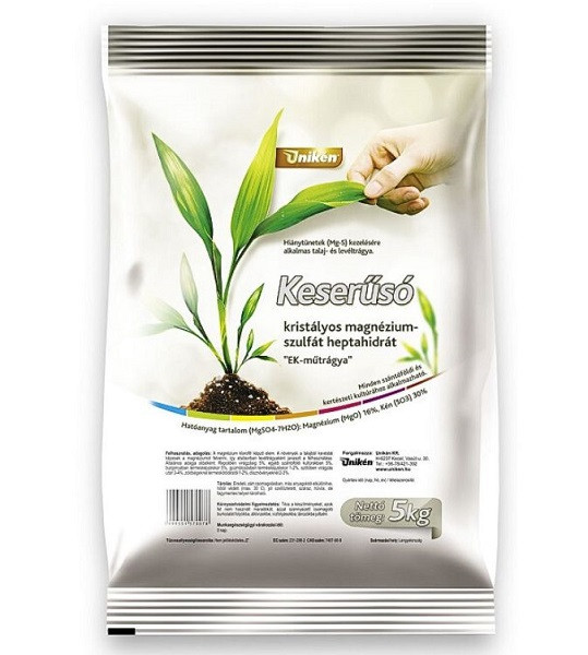 Keserűsó 5kg - Agrokisgépcenter.hu | Kertészeti szakáruház