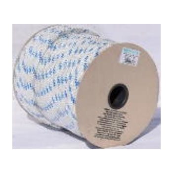 Kötél 12mm PP fehér-kék kimérős