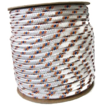 Kötél 16mm PP fehér-kék kimérős