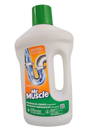 Lefolyótisztító Fehér Mr. Muscle BIO 0,75L