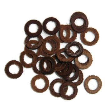 Permetező tömítés 13x9x2mm bőr