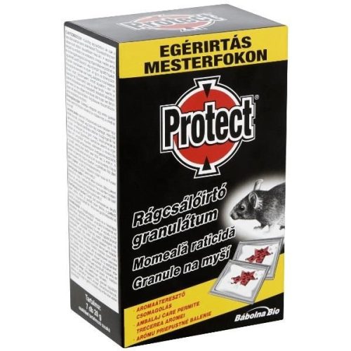 Protect rágcsálóirtó granulátum 7x20g fekete