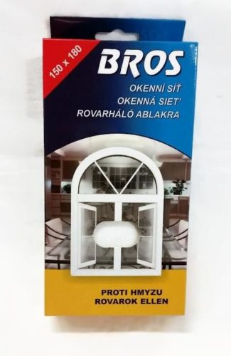 Bros Szúnyogháló 150X180 ablakra fehér