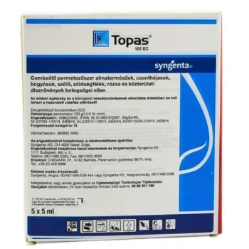 Topas 100EC ampullás 5x5ml II kat.