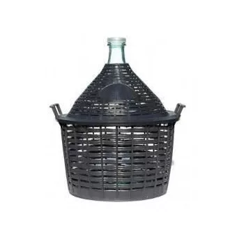 Üvegballon  5L műanyag  bevonatú