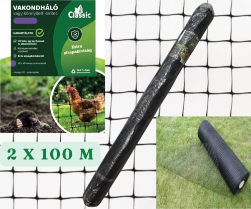Vakondháló 2x100m 16x16mm