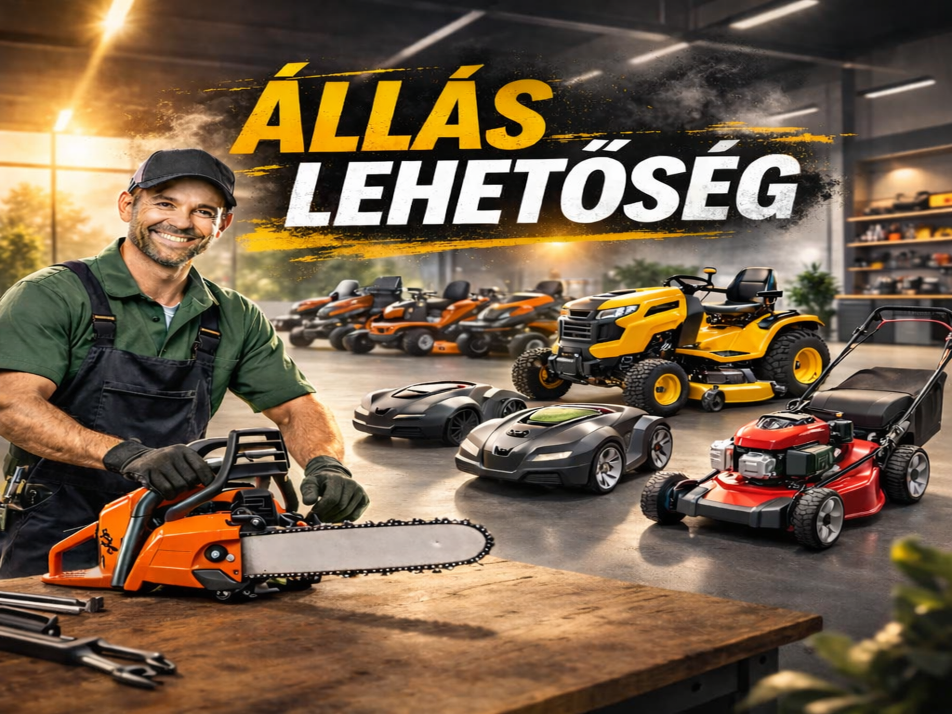 Karrier - Kisgépszerelői állás alkatrészes betanulási lehetőséggel